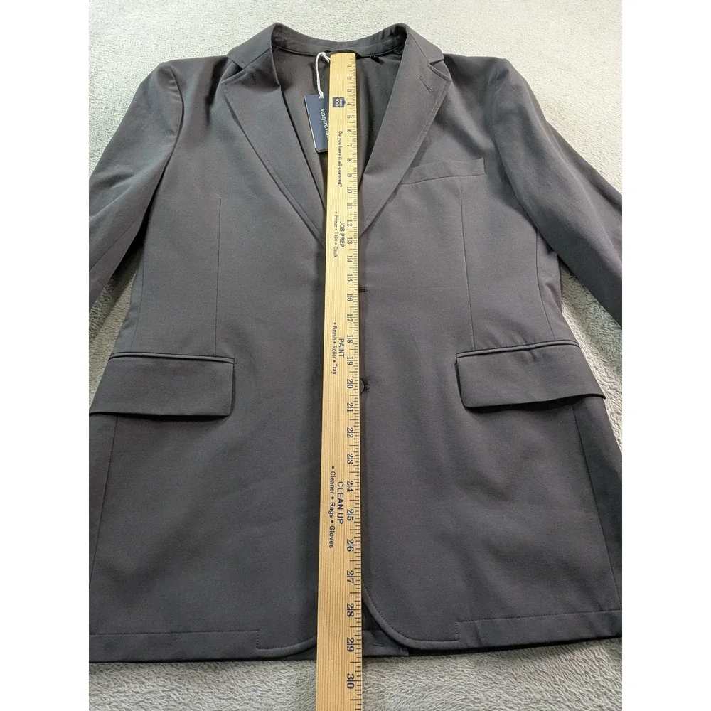 Vineyard Vines OTG Blazer Mens 38R Dark Gray Performance Sport Coat New